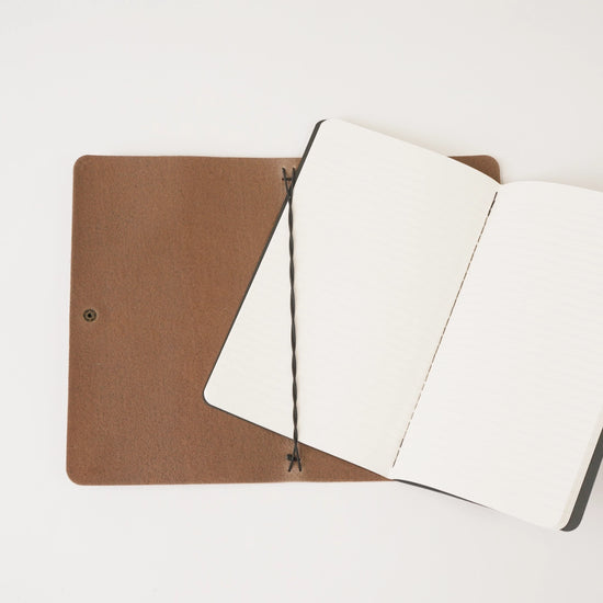 Bennett Full Grain Leather Journal, Natural by Range Leather Co.