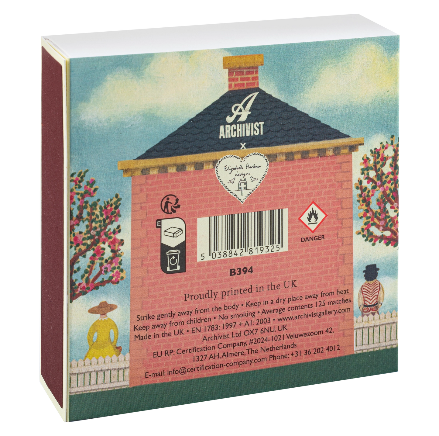 Red Brick Matchbox