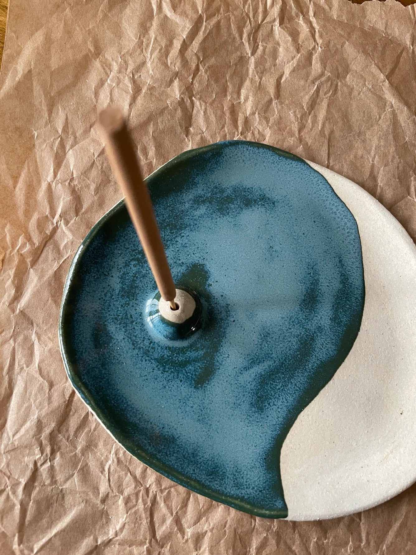 Lagoon Ceramic Incense Dish