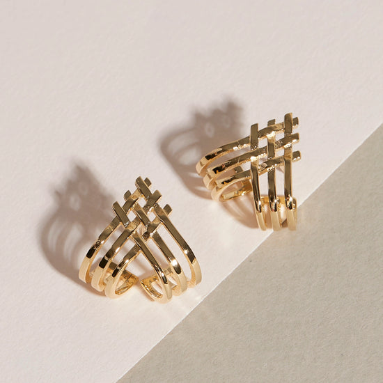 Split Earrings by Lindsay Lewis