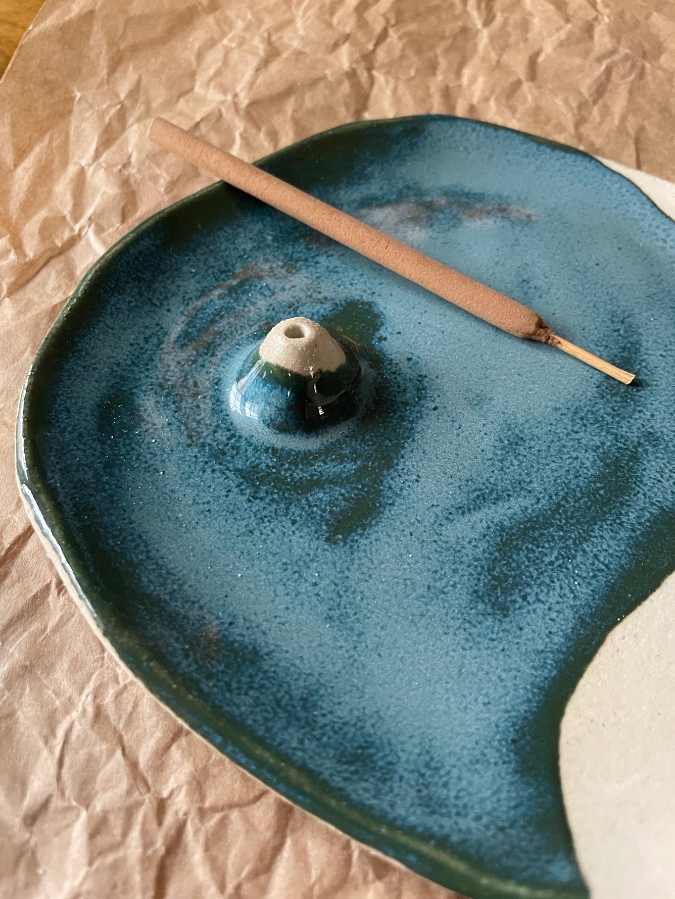 Lagoon Ceramic Incense Dish