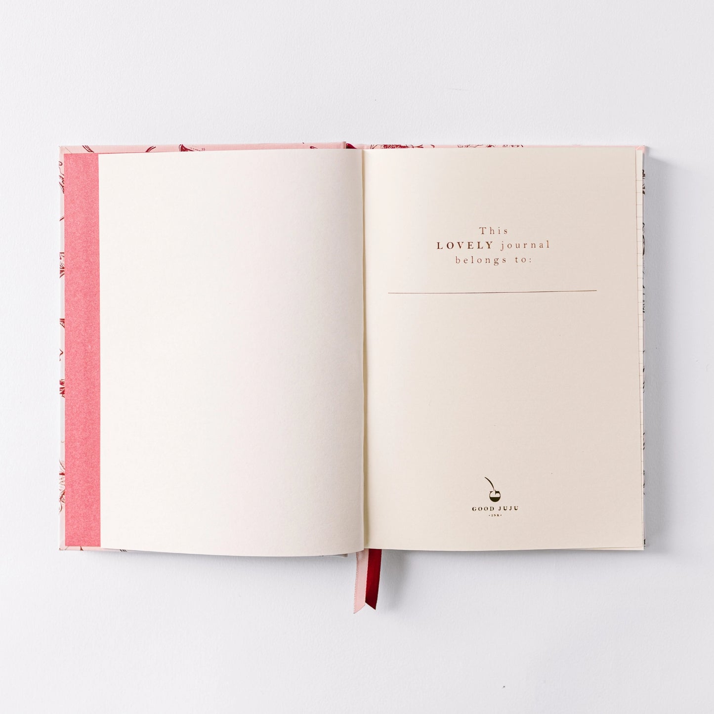 Pink Bird Toile Journal