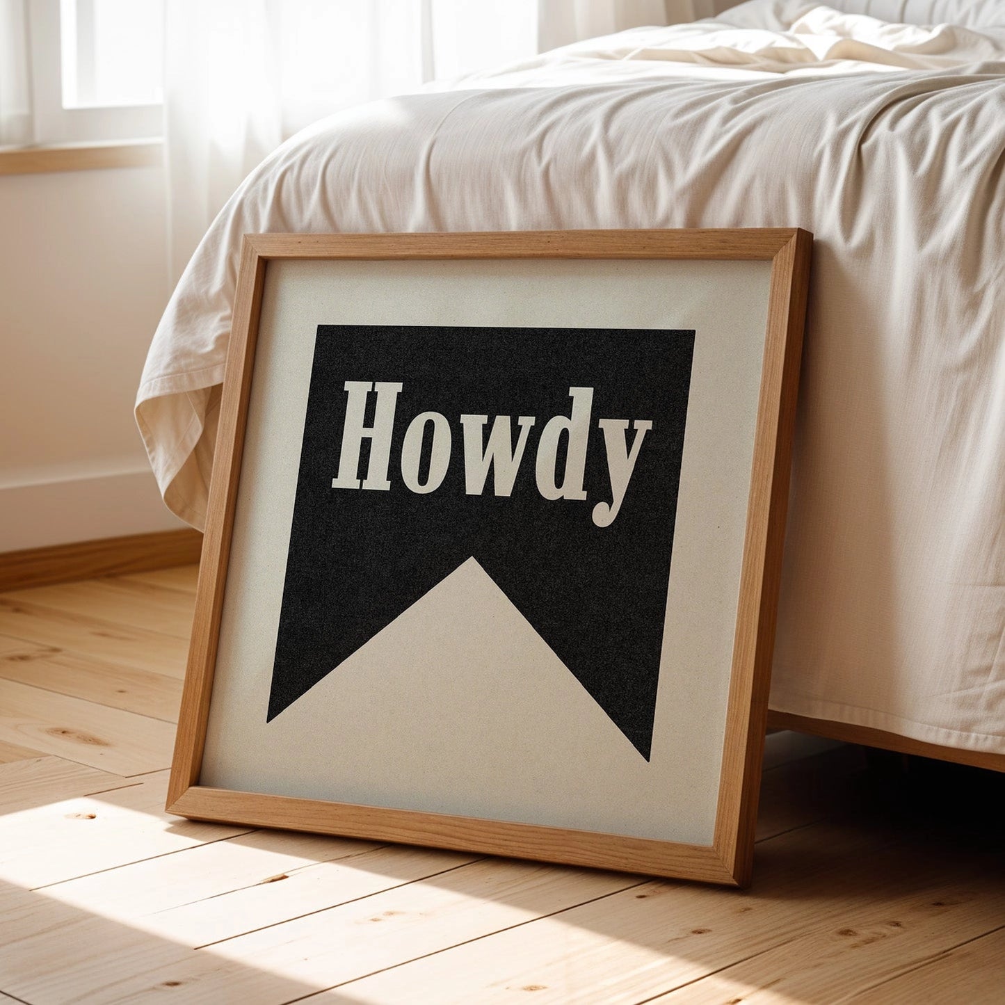 Howdy Banner Art Print