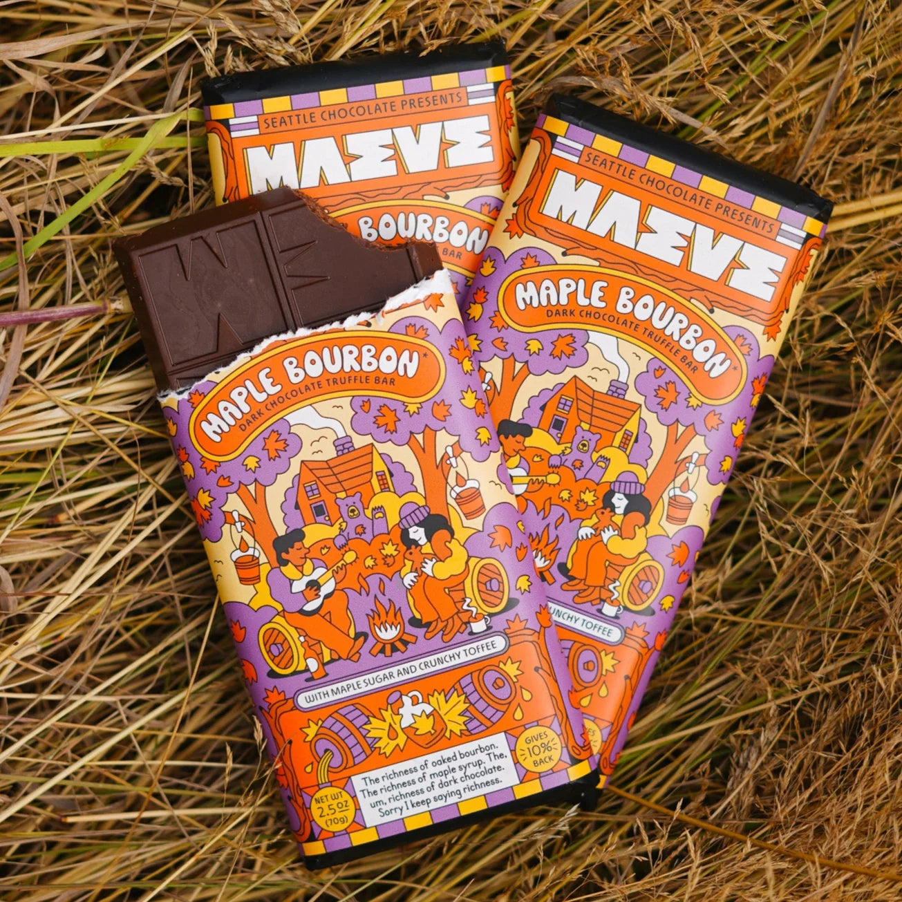 Maple Bourbon Truffle Bar