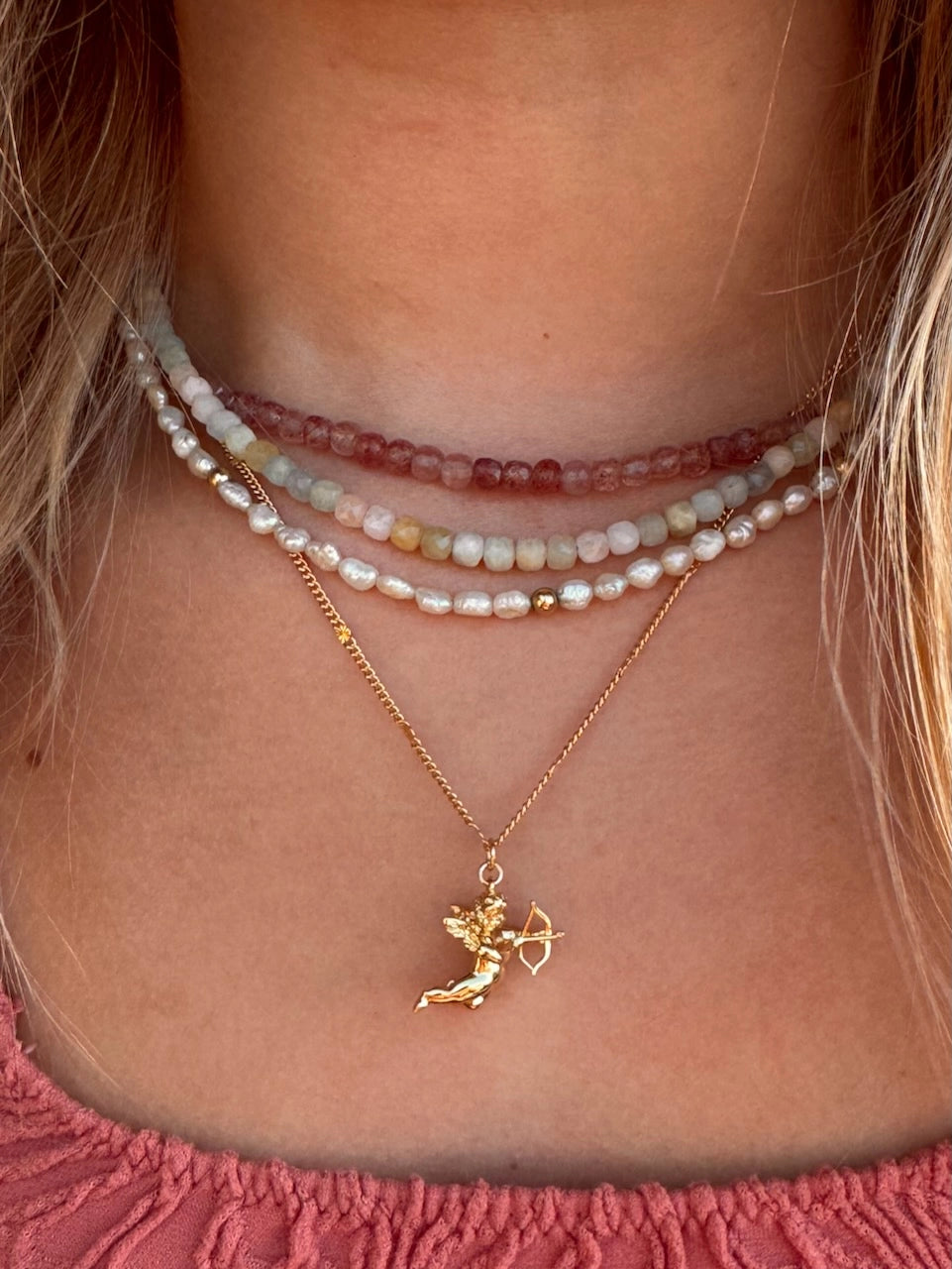 Cupid Pendant Necklace by Kris Nations