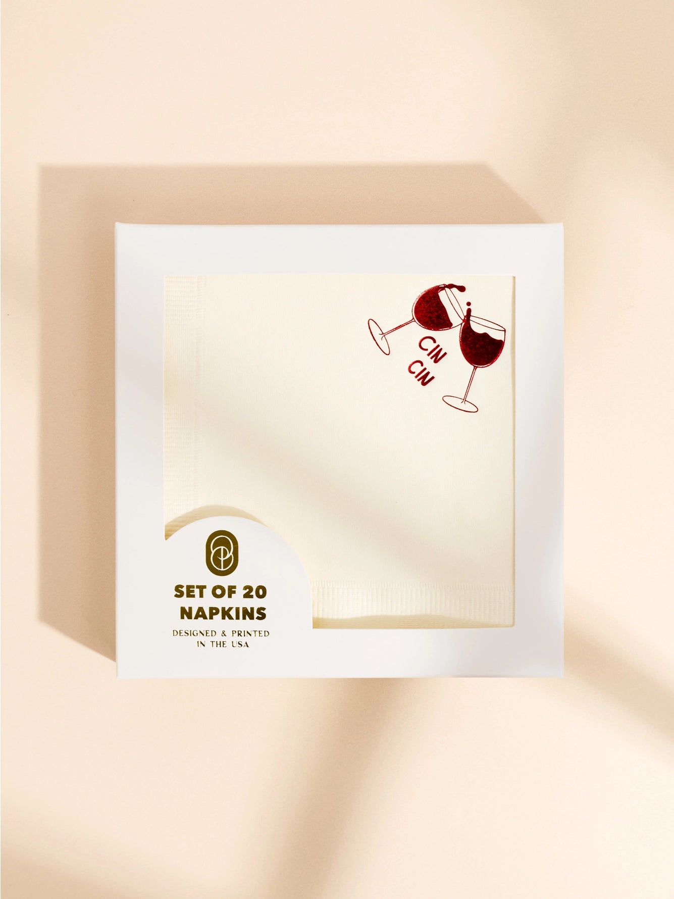 Cin Cin Wine Cheers Cocktail Napkins
