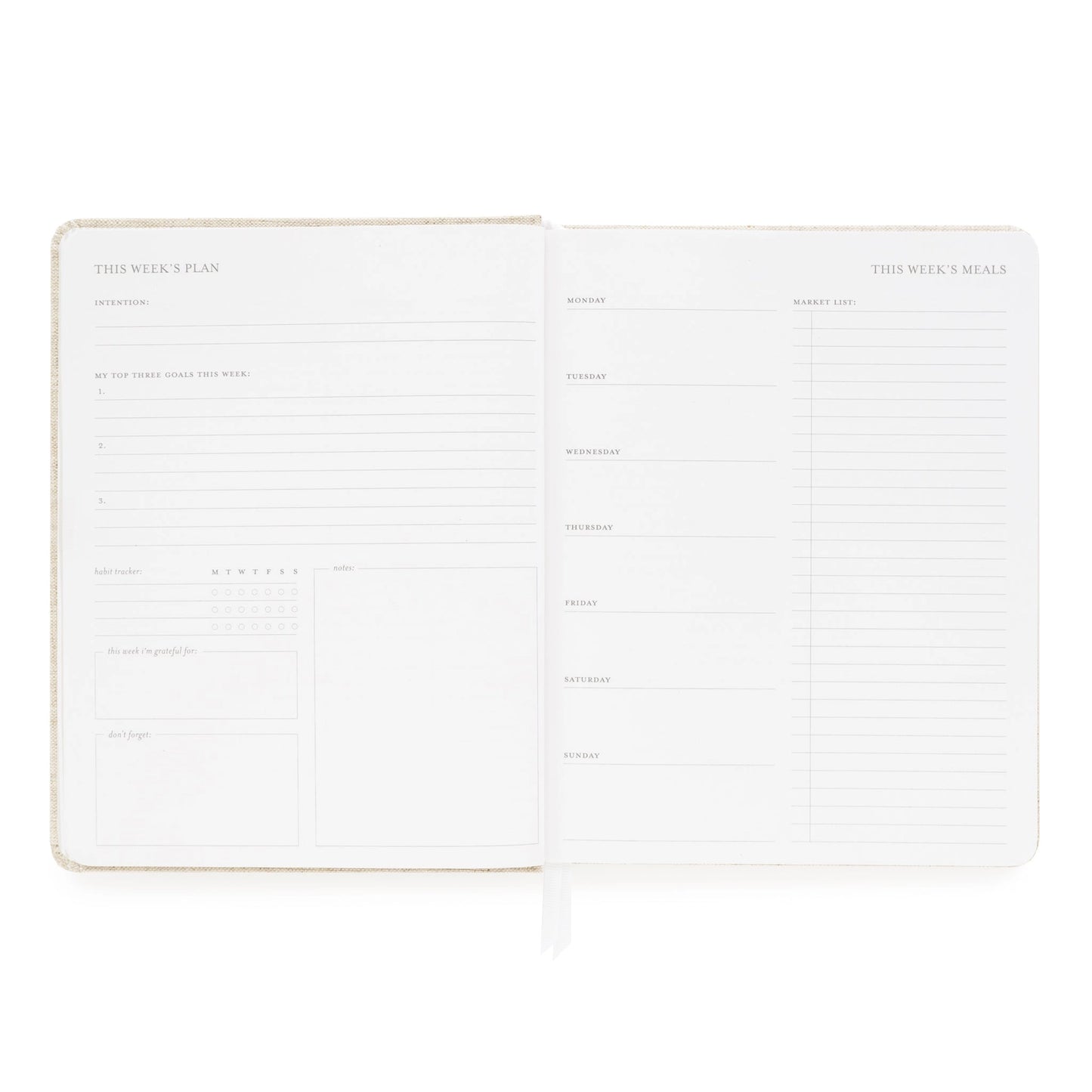 Sugar Paper Weekly Undated Planner