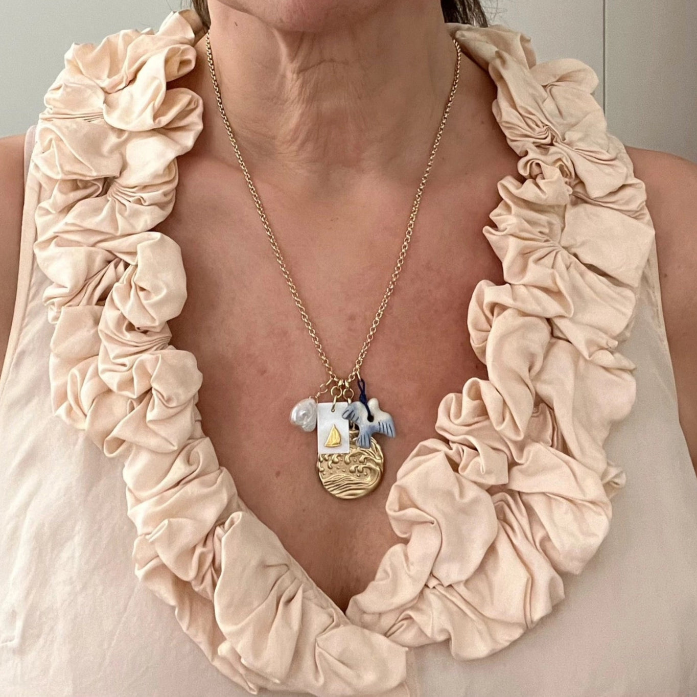 Wren Chunky Charm Necklace