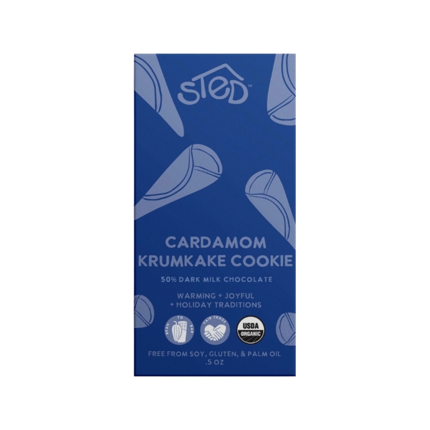 Cardamom Cookie Mini Chocolate Bar