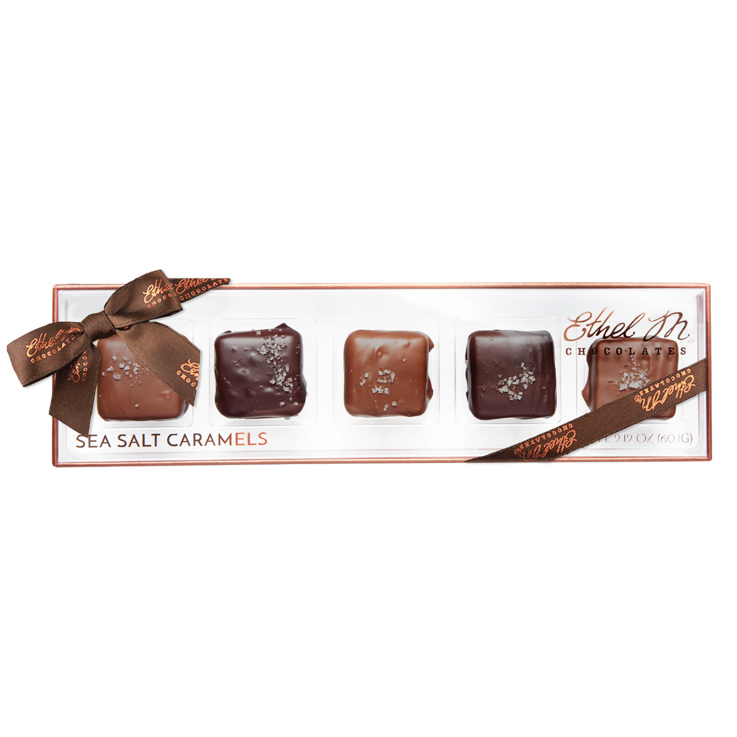 Premium 5pc Caramel Box by Ethel M Chocolates