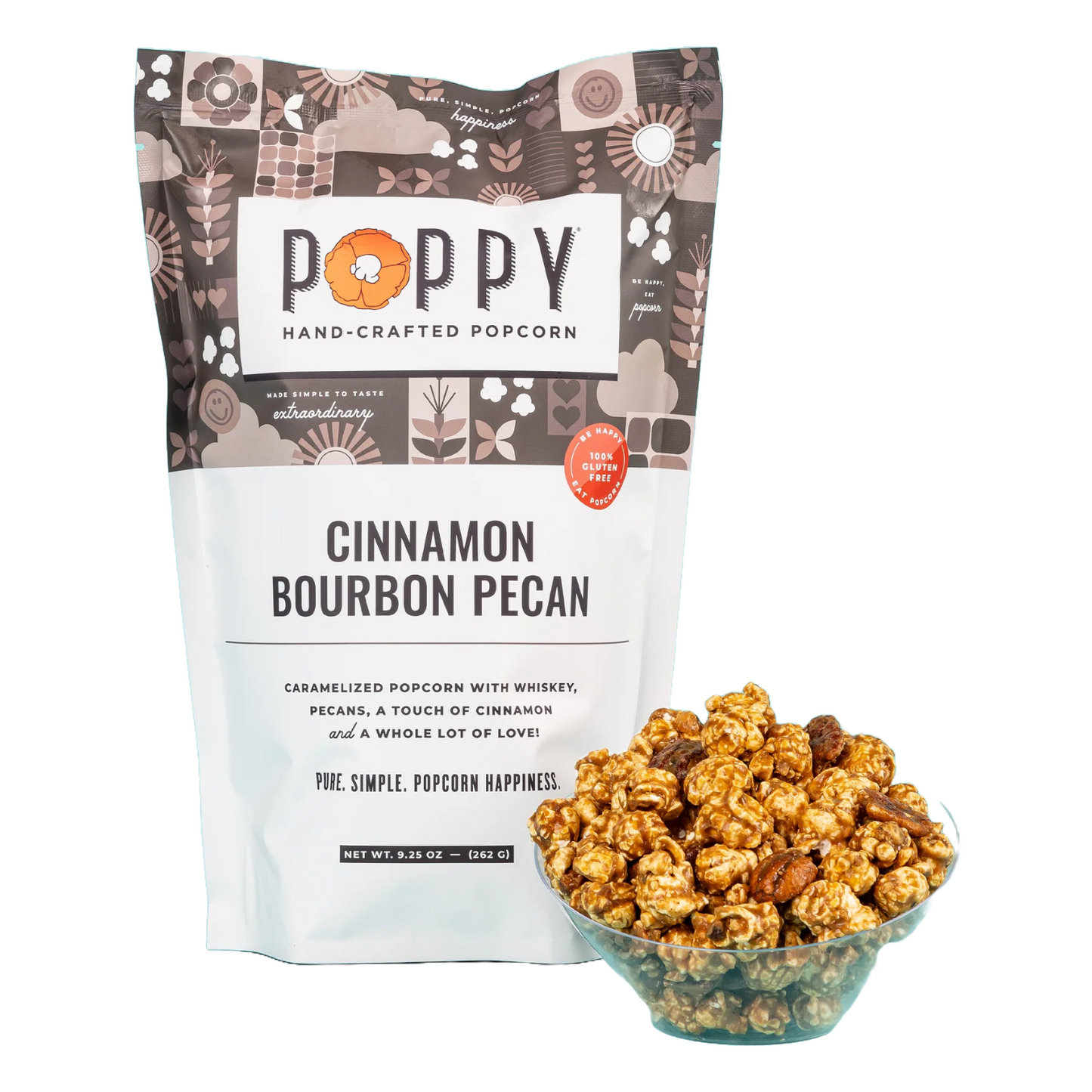 Cinnamon Bourbon Pecan Popcorn by Poppy Hand-Crafted Popcorn