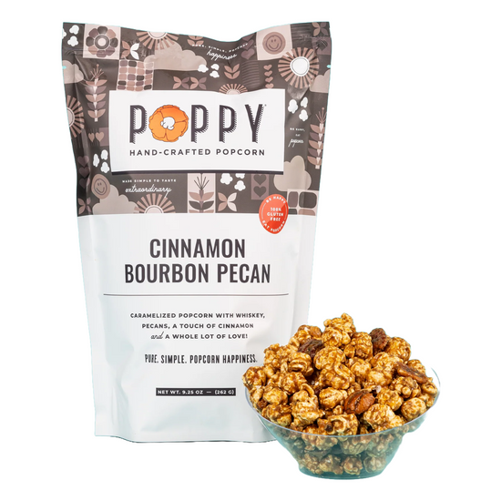 Cinnamon Bourbon Pecan Popcorn by Poppy Hand-Crafted Popcorn