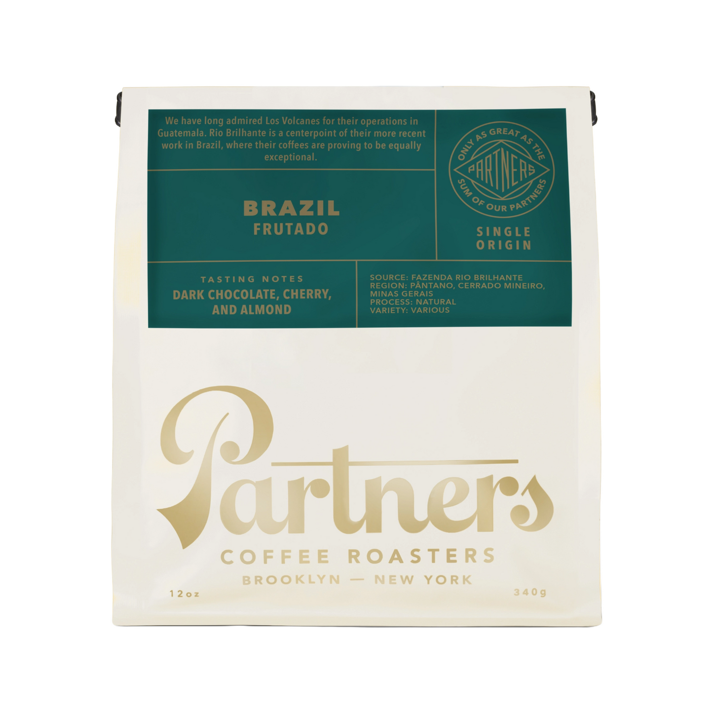 Brazil Frutado Single Origin Whole Bean Coffee by Partners Coffee Roasters