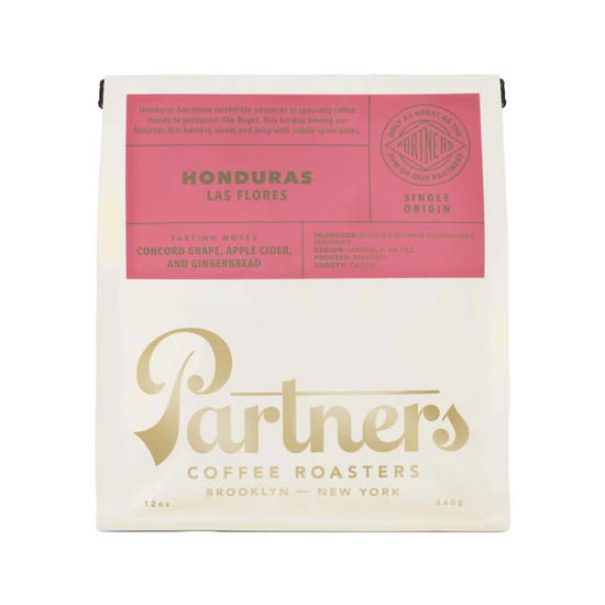 Honduras Las Flores Single Origin Whole Bean Coffee by Partners Coffee Roasters