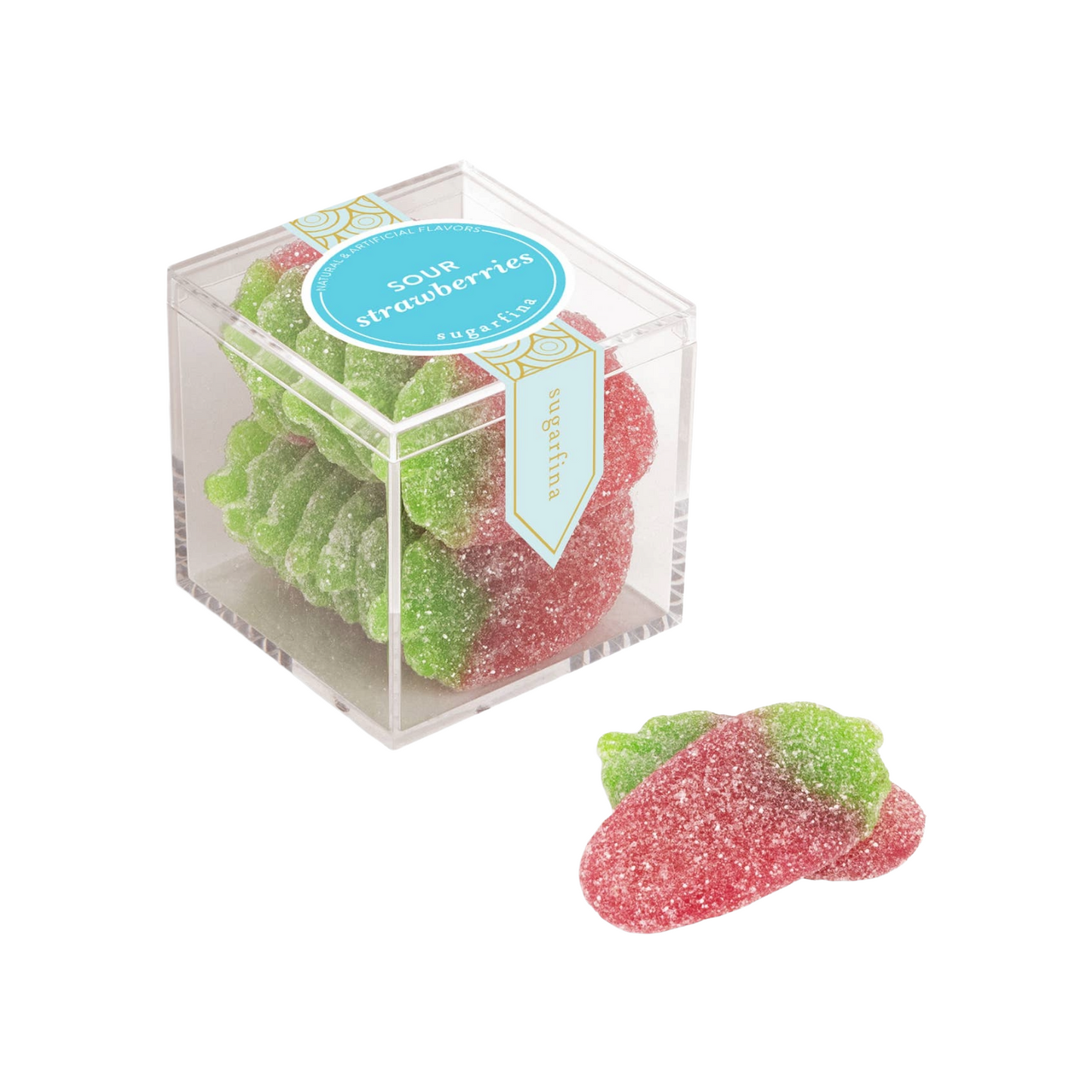 Sugarfina® Sour Strawberries Small Candy Cube