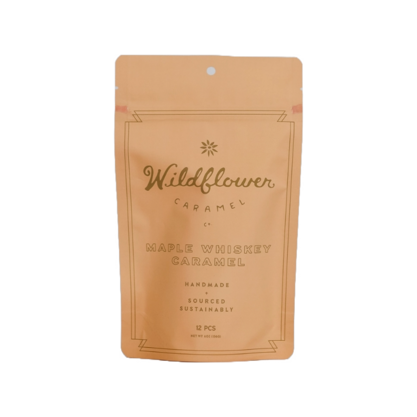 Maple Whiskey Soft Caramels by Wildflower Caramel Co. 