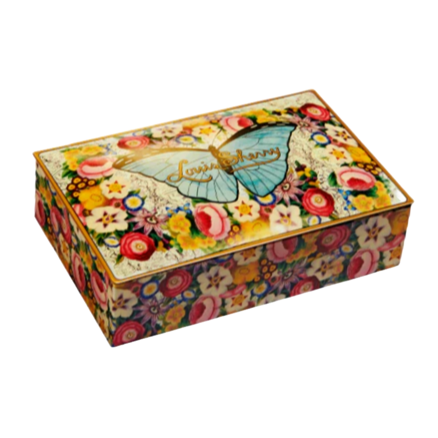 John Derian Butterfly 12-Piece Chocolate Truffle Box by Louis Sherry