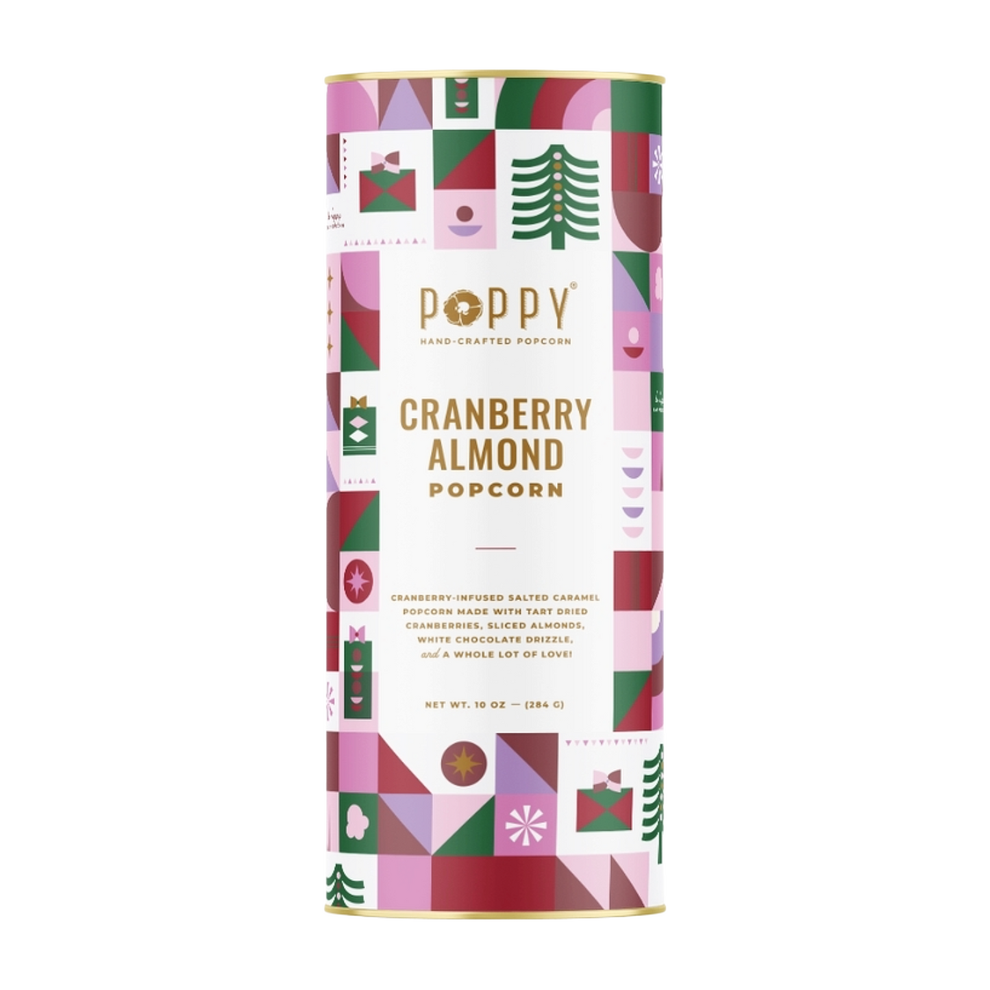 Poppy Cranberry Almond Holiday Popcorn