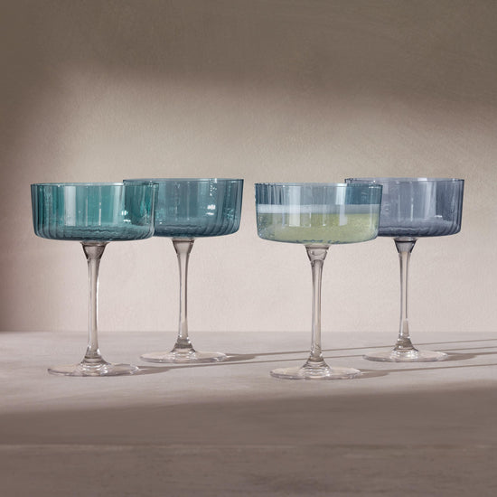 Sapphire Cocktail Glass Set by LSA