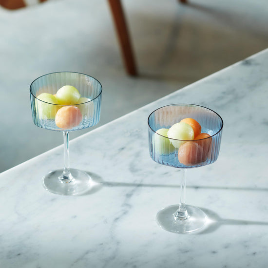 Sapphire Cocktail Glass Set by LSA