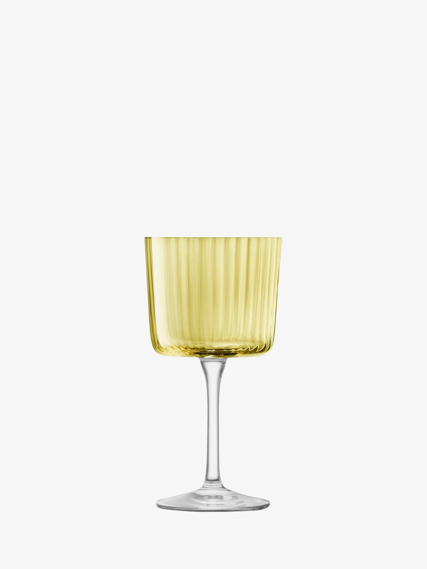 Amber Wine Glass Set