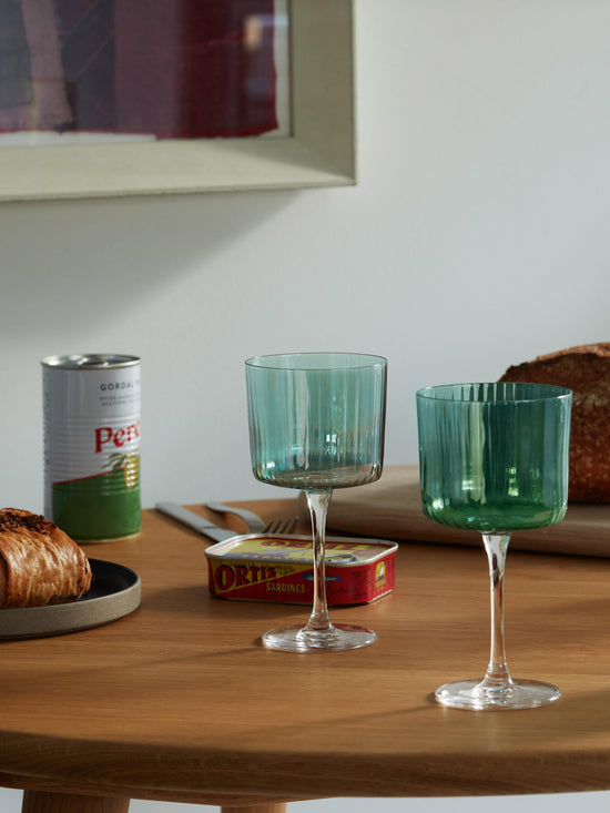 Jade Wine Glass Set by LSA