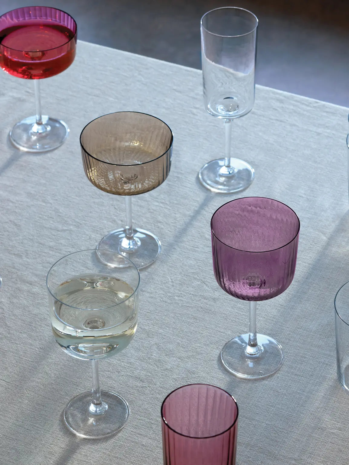 Garnet Gems Wine Glass Set