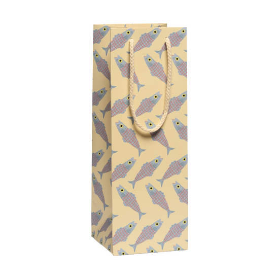 Herring Wine Gift Bag by Red Cap Cards