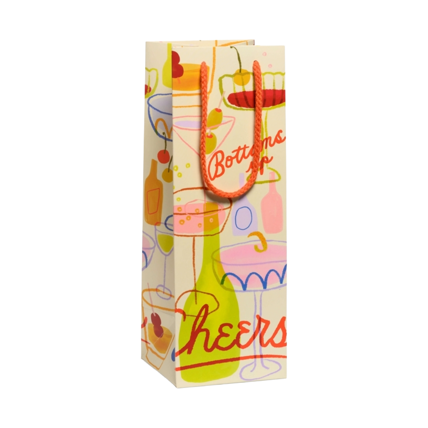 Bottoms Up Wine Gift Bag