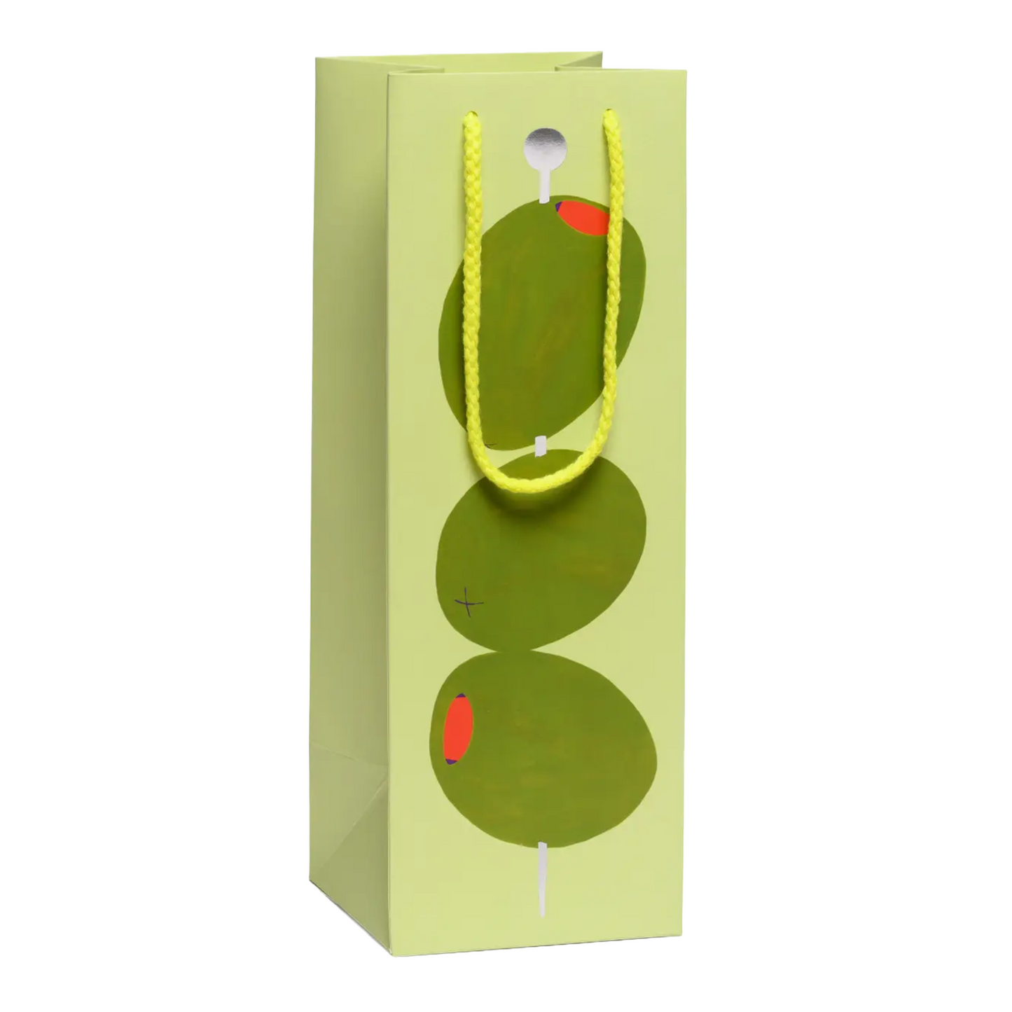 Cocktail Olives Wine Gift Bag by Red Cap Cards
