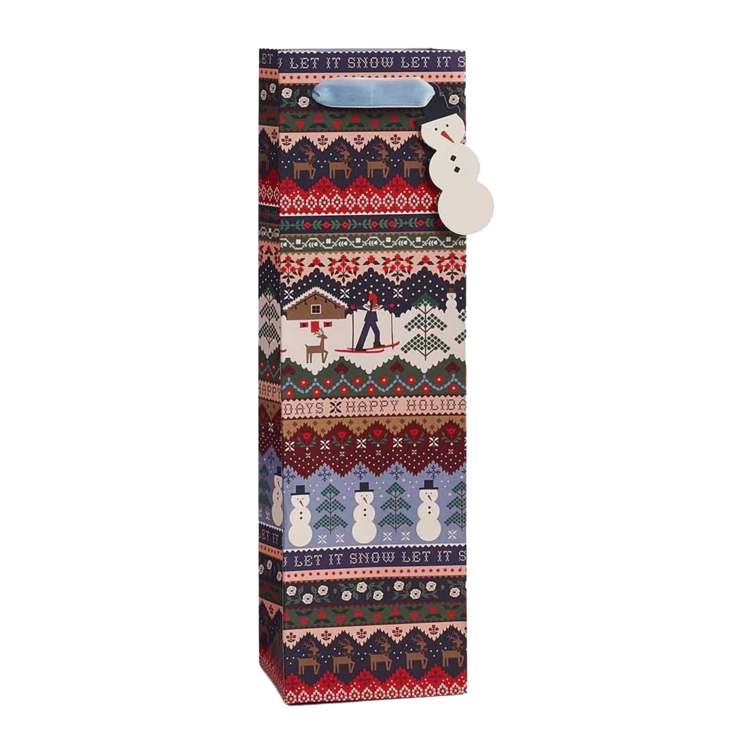 Rifle Paper Co. Ski Chalet Wine Gift Bag