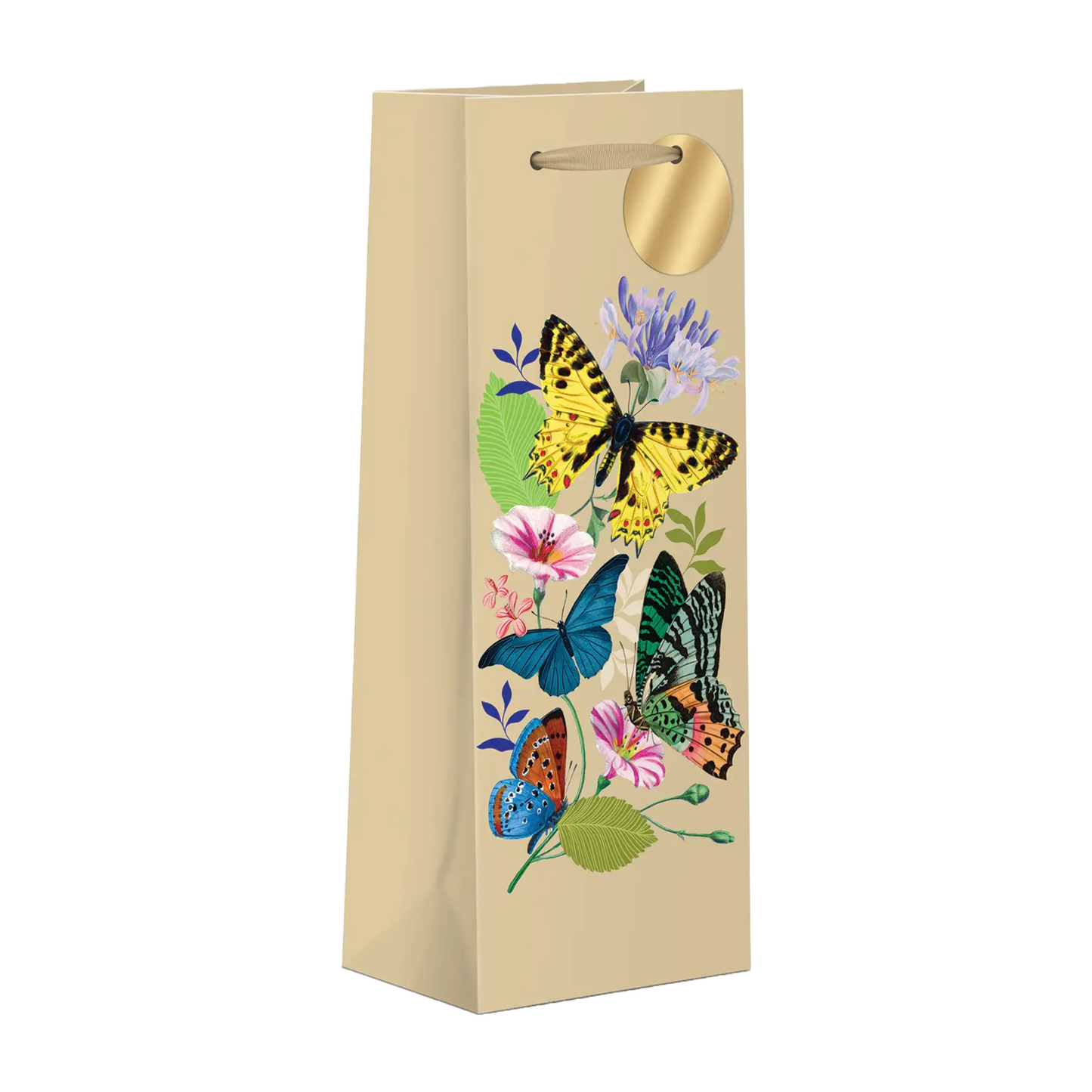 Vintage Butterfly Wine Bag by Punch Studio