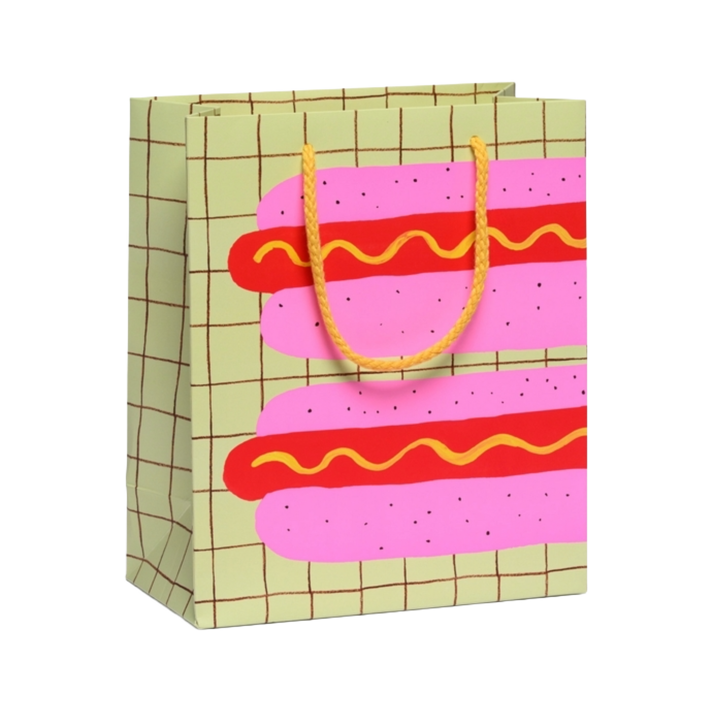 Medium Neon Hot Dog Gift Bag