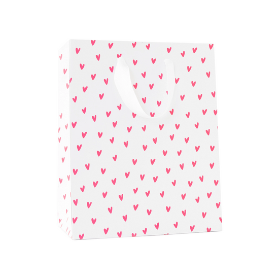 Medium Neon Hearts Gift Bag by Sugar Paper