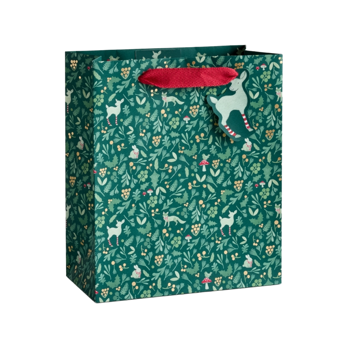 Medium Winter Forest Christmas Gift Bag