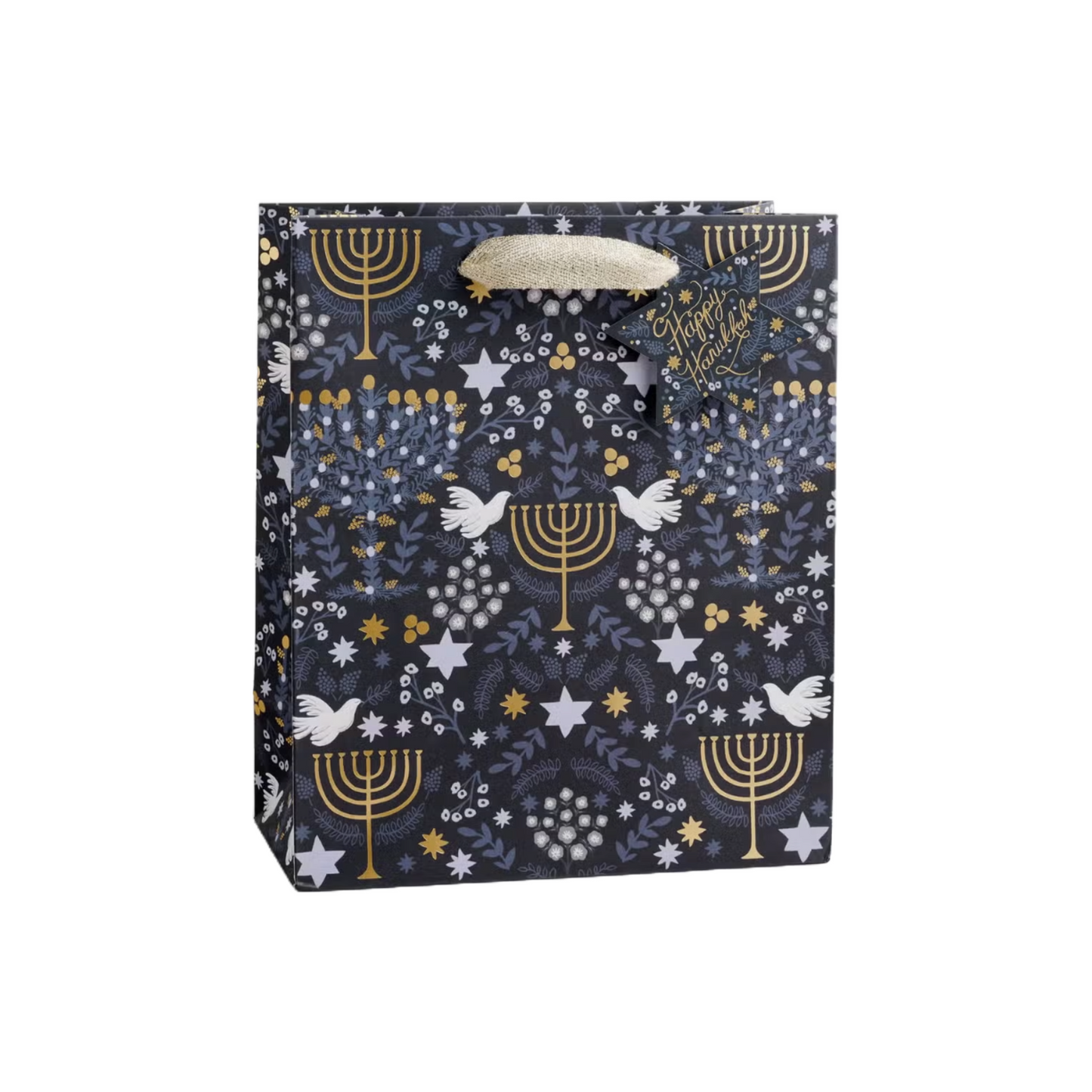 Medium Laurel Menorah Gift Bag by Rifle Paper Co.