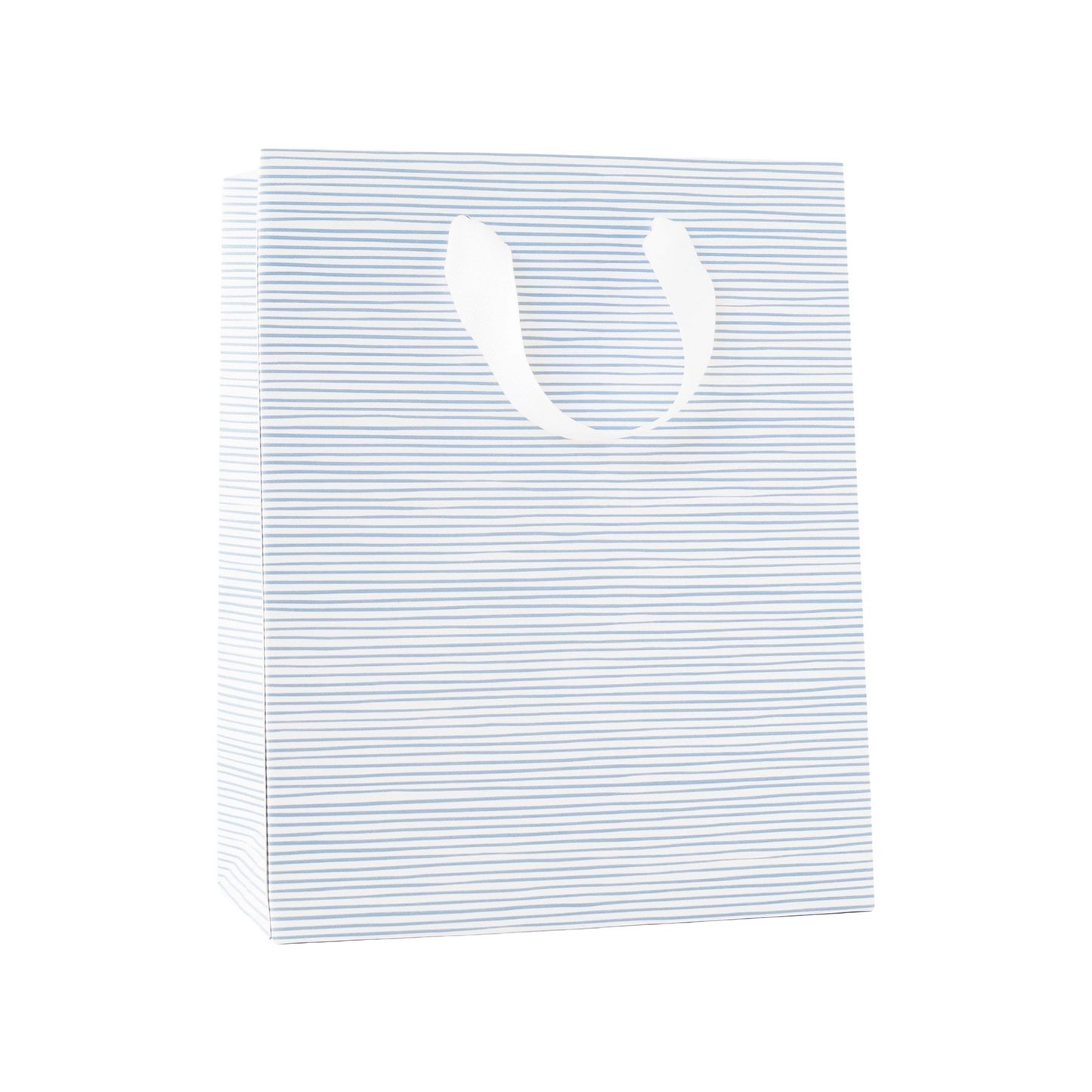 Medium Blue Stripe Gift Bag by Sugar Paper