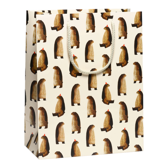 Large Party Bear Gift Bag by Red Cap Cards