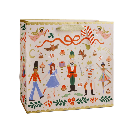 Load image into Gallery viewer, Large Nutcracker Sweets Gift Bag by Rifle Paper Co.
