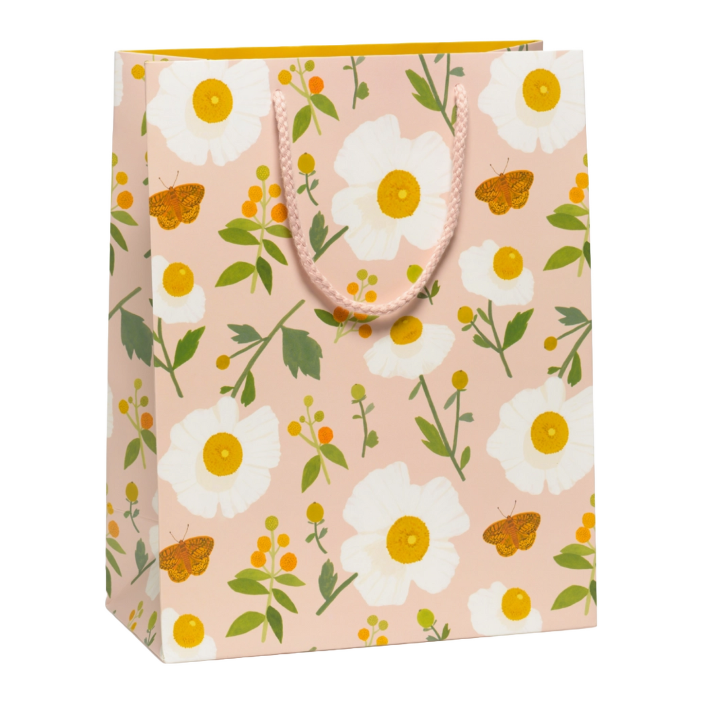 Large White Poppies Gift Bag by Red Cap Cards