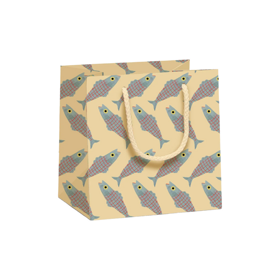Small Herring Gift Bag Bag by Red Cap Cards