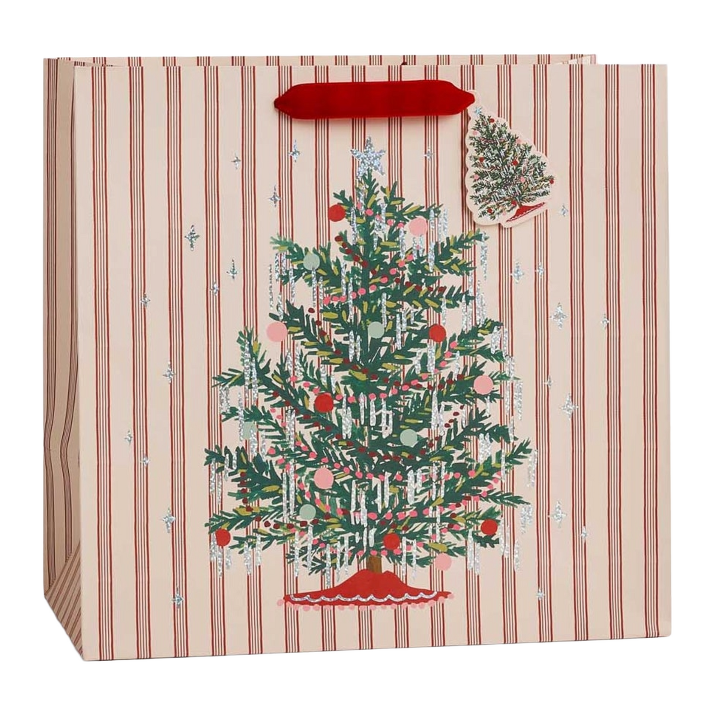 Rifle Paper Co. Large Tinsel Tree Gift Bag