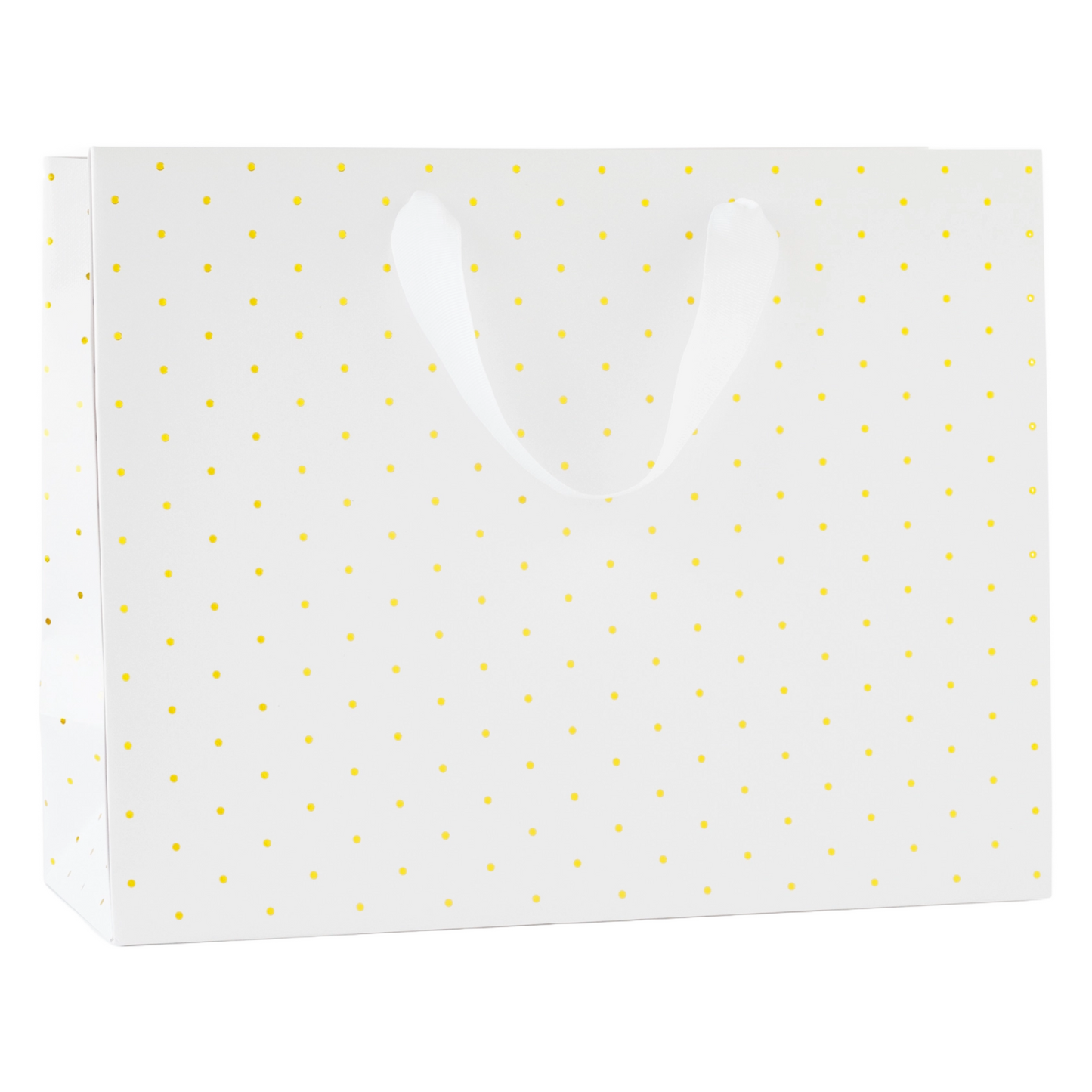 Large Gold Swiss Dot Gift Bag by Sugar Paper