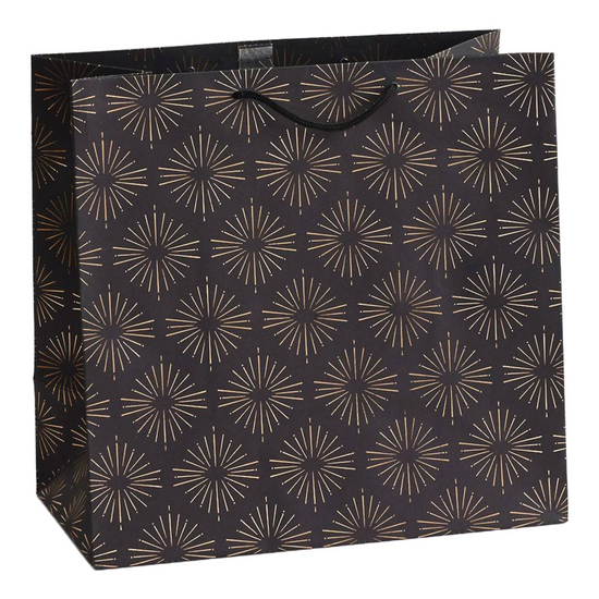 Large Gold Starburst Gift Bag by Waste Not Paper