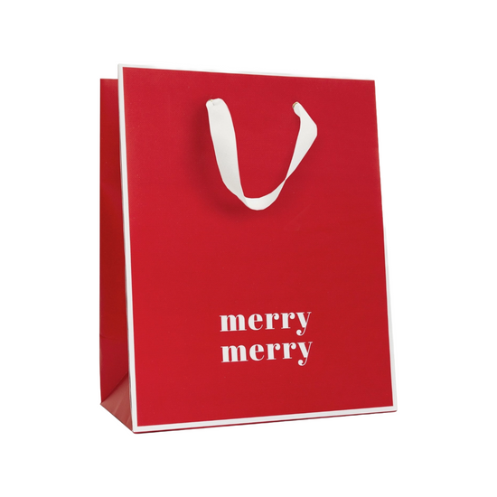 Load image into Gallery viewer, Medium Merry Merry Gift Bag by Sugar Paper
