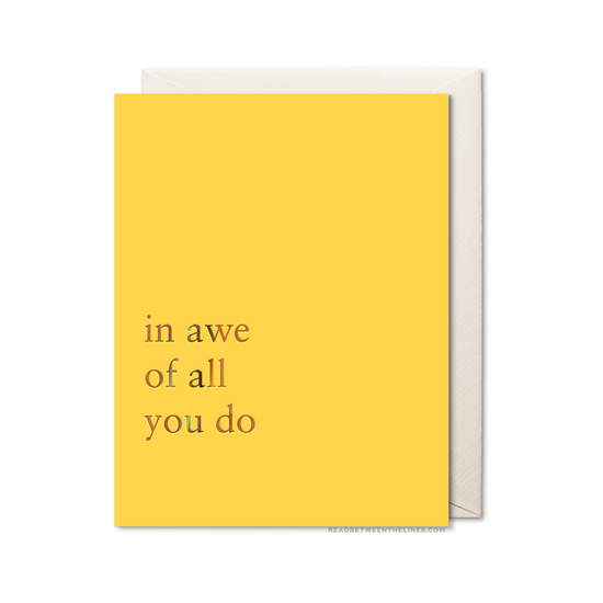 In Awe Card by RBTL®