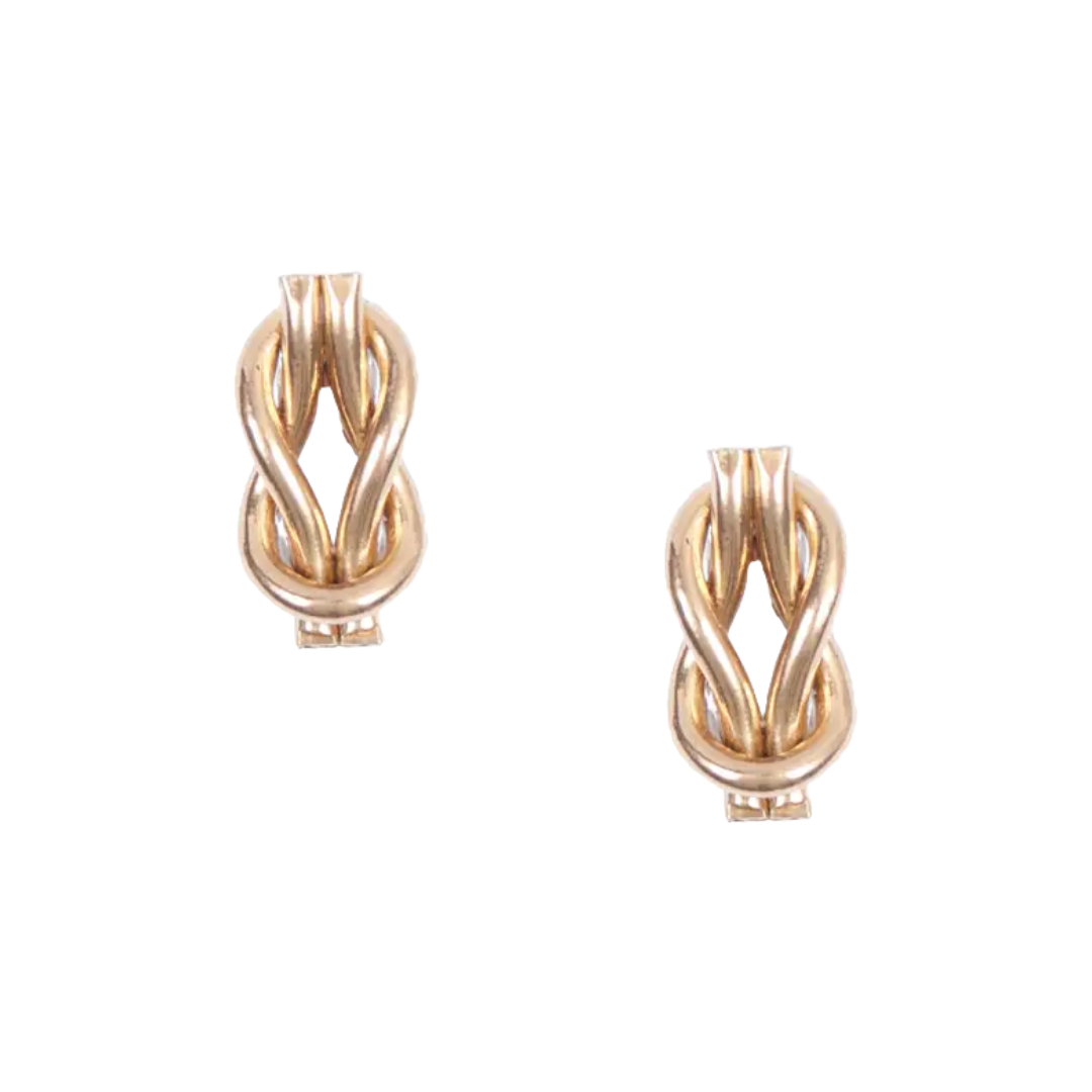 Mini Sailor Knot Stud Earrings by Michelle Starbuck Design