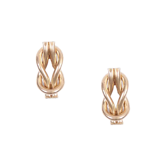 Mini Sailor Knot Stud Earrings by Michelle Starbuck Design