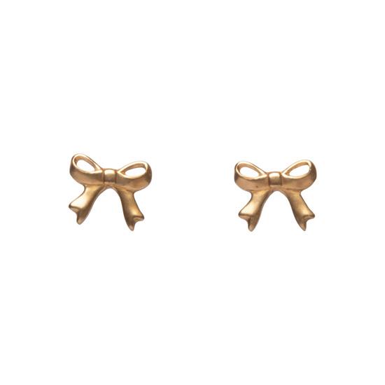 Mini Bow Stud Earrings by Michelle Starbuck Design