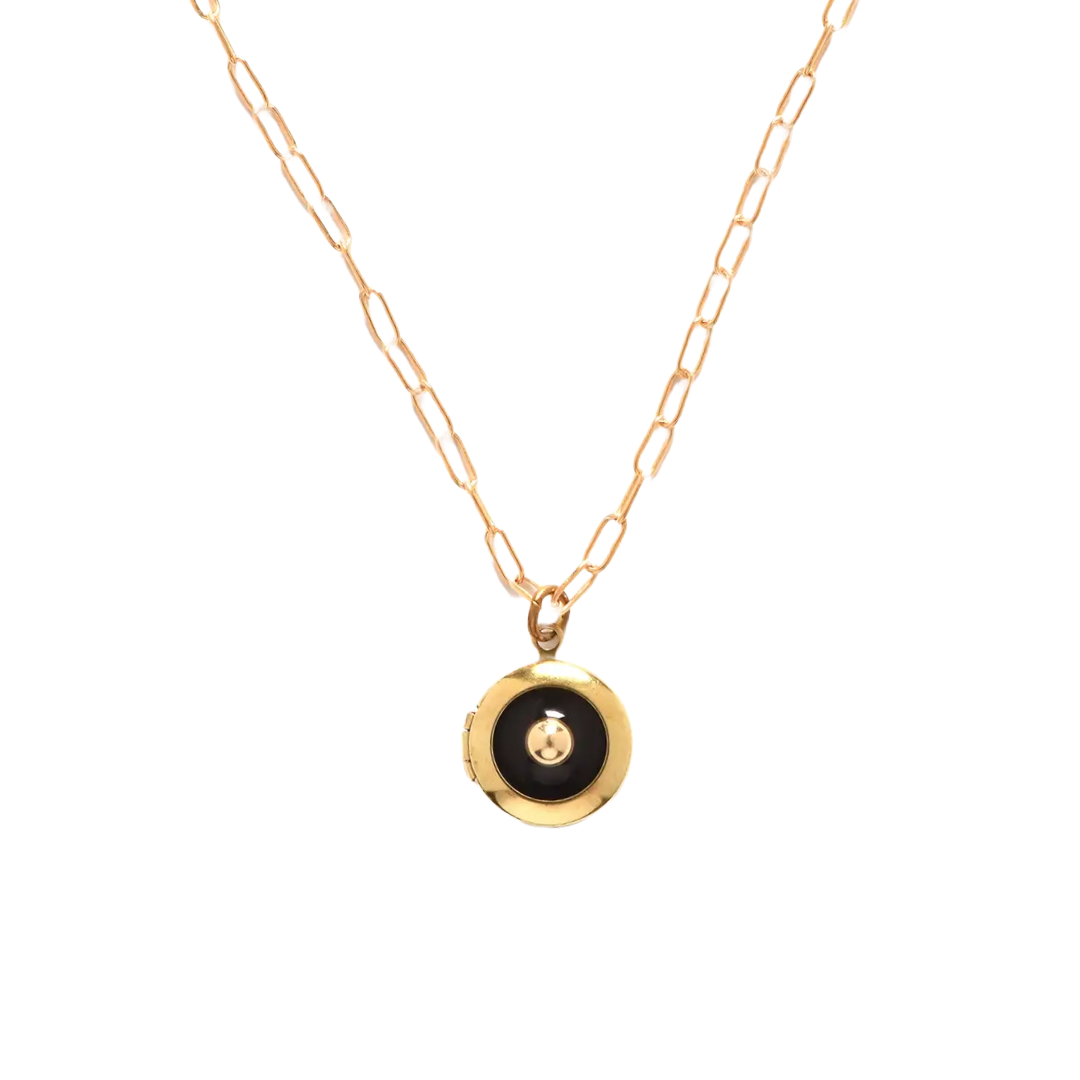 Radial Locket Necklace